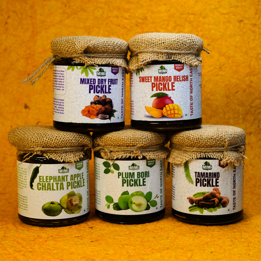Combo of Five Flavourful Pickle Delights