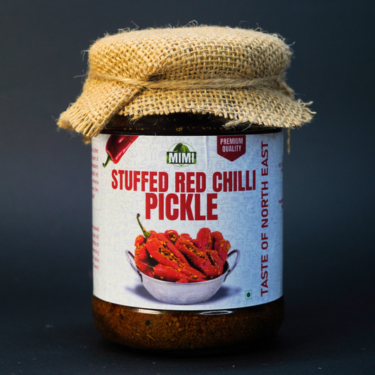 Stuffed Red Chilli Pickle | Lal Mirch ka Bharua Achar